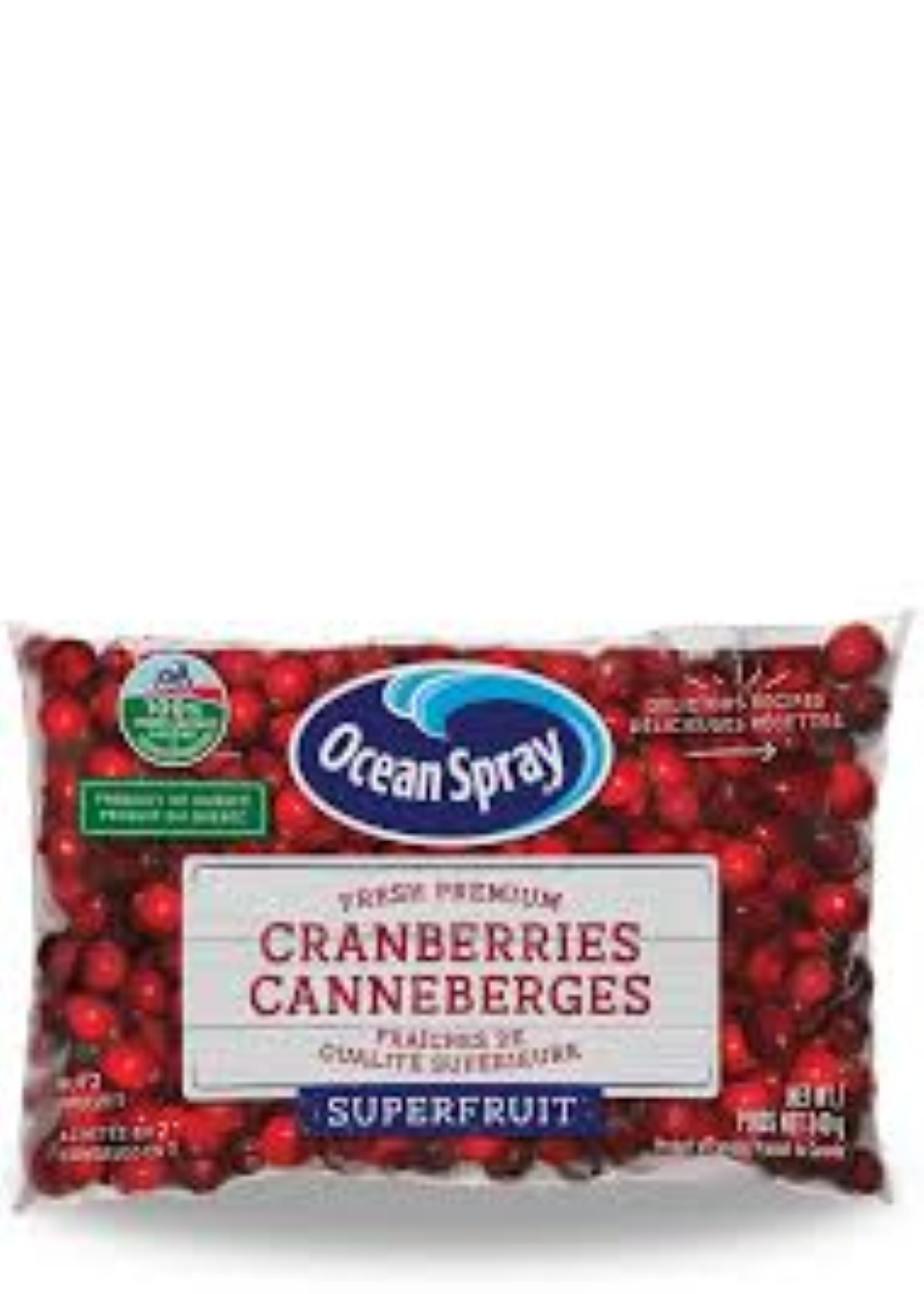 FRESH CRANBERRIES 250G PKT
